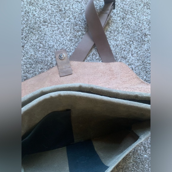 Waterfield Bags SfBags Messenger Bag Waxed Canvas Tin Cloth Leather Rare - Picture 5 of 8